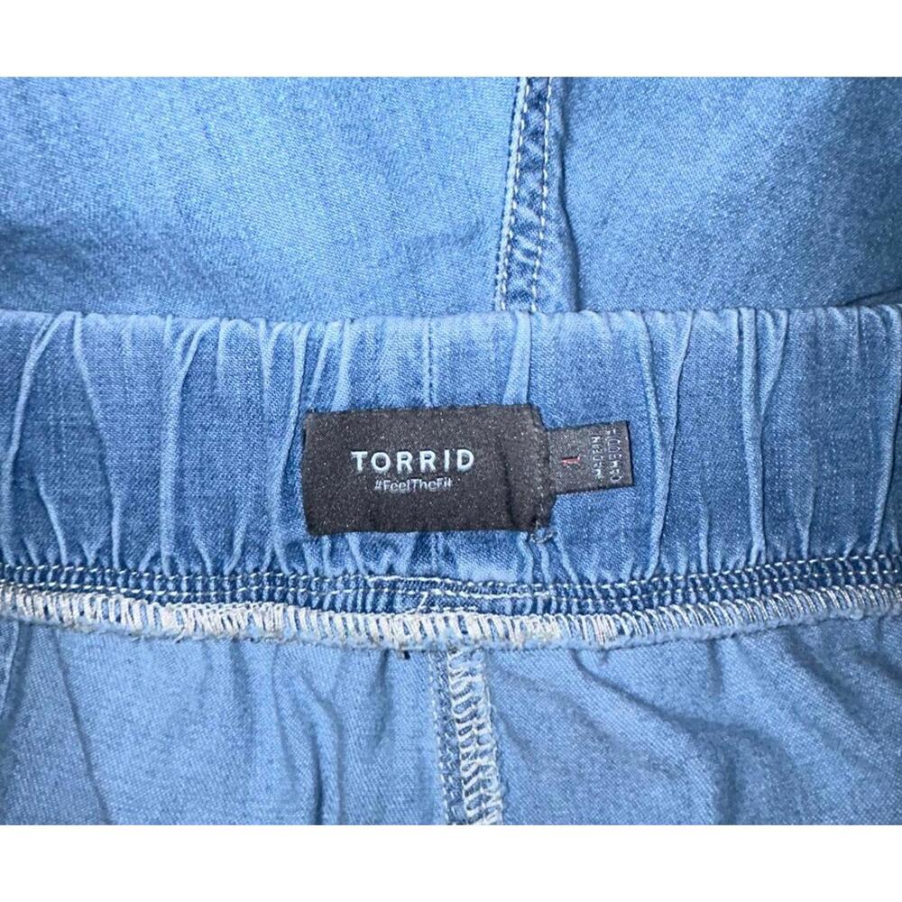 Torrid Shorts Pull On Elastic Waist Sz 1 - Picture 3 of 4